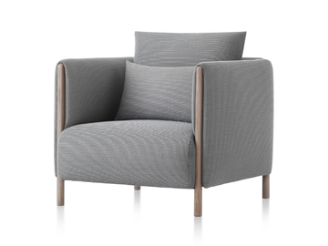 COLOURFORM - Fabric armchair with armrests by Herman Miller - view 3